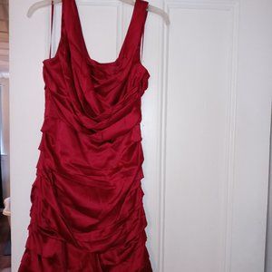 size 6 Express design studio red dress